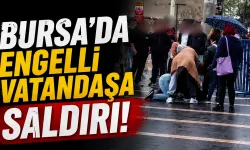 Bursa’da Şemsiye Satan Engelli Vatandaşa Saldırı