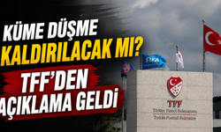 Küme düşme kaldırılacak mı? TFF'den açıklama geldi