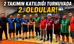 2 takımın katıldığı turnuvada 2.oldular
