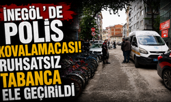 İnegöl’de Polis Kovalamacası! Ruhsatsız Tabanca Ele Geçirildi