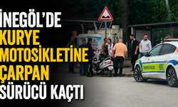 İnegöl’de Kurye Motosikletine Çarpan Sürücü Kaçtı