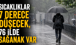 Sıcaklıklar 7 Derece Düşecek, 76 İlde Sağanak Var