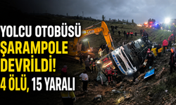 Yolcu Otobüsü Şarampole Devrildi! 4 Ölü, 15 Yaralı