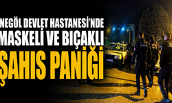 İnegöl Devlet Hastanesi’nde Maskeli ve Bıçaklı Şahıs Paniği