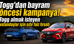Togg'dan bayram öncesi kampanya! Togg almak isteyen vatandaşlar için sıfır faiz fırsatı