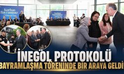 İnegöl Protokolü Bayramlaşma Töreninde Bir Araya Geldi