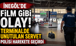 İnegöl’de Film Gibi Olay! Terminalde Unutulan Servet Polisi Harekete Geçirdi