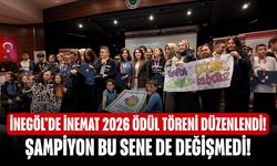 İnegöl’de İNEMAT 2026 Ödül Töreni Düzenlendi! Şampiyon Bu Sene de Değişmedi!