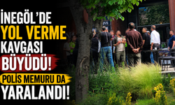 İnegöl’de Yol Verme Kavgası Büyüdü! Polis Memuru da Yaralandı!