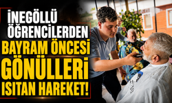 İnegöllü Öğrencilerden Bayram Öncesi Gönülleri Isıtan Hareket!