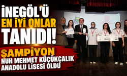 İnegöl’ü En İyi Onlar Tanıdı! Şampiyon Nuh Mehmet Küçükçalık Anadolu Lisesi Oldu