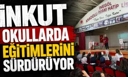 İNKUT okullarda eğitimlerini sürdürüyor