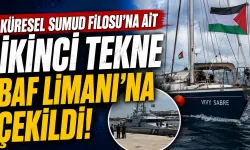Küresel Sumud Filosu’na Ait İkinci Tekne Baf Limanı’na Çekildi