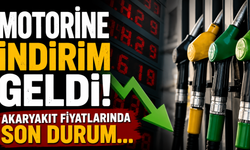 Motorine indirim geldi! Akaryakıt fiyatlarında son durum...