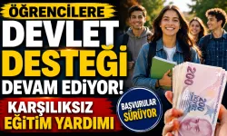 Öğrencilere Devlet Desteği Devam Ediyor! Karşılıksız Eğitim Yardımı İçin Başvurular Sürüyor