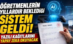 Öğretmenlerin Yıllardır Beklediği Sistem Geldi! Yazılı Kağıtlarını Yapay Zeka Okuyacak
