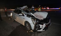 Otomobil ata çarptı! 7 kişi yaralandı