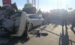 Zonguldak'ta akaryakıt istasyonuna dalan otomobil dehşet saçtı! 5 çocuk yaralandı