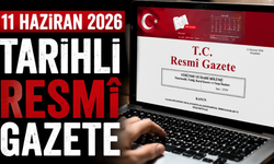 11 Haziran 2026 Tarihli ve 33277 Sayılı Resmî Gazete