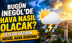 Bugün İnegöl’de hava nasıl olacak? İşte 08 Haziran İnegöl hava durumu