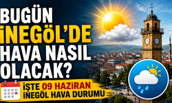 Bugün İnegöl’de hava nasıl olacak? İşte 09 Haziran İnegöl hava durumu
