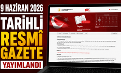 9 Haziran 2026 Tarihli ve 33275 Sayılı Resmî Gazete