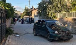 Ehliyetsiz çocuk sürücünün karıştığı kazada 2’si çocuk 5 kişi yaralandı