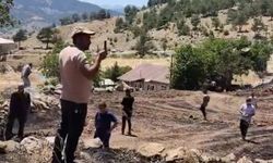 Tarım arazisi alevlere teslim oldu