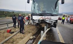 Aydın-Denizli otoyolunda feci kaza! 1'i ağır 20 yaralı
