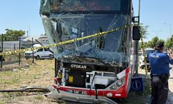 Başkentte EGO otobüsü kaza yaptı! 1 ölü, 9 yaralı