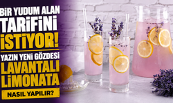Bir Yudum Alan Tarifini İstiyor! Yazın Yeni Gözdesi Lavantalı Limonata Nasıl Yapılır?