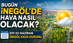 Bugün İnegöl’de hava nasıl olacak? İşte 03 Haziran İnegöl hava durumu