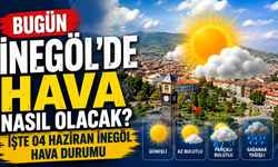 Bugün İnegöl’de hava nasıl olacak? İşte 04 Haziran İnegöl hava durumu