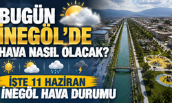 Bugün İnegöl’de hava nasıl olacak? İşte 11 Haziran İnegöl hava durumu