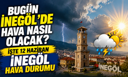 Bugün İnegöl’de hava nasıl olacak? İşte 12 Haziran İnegöl hava durumu