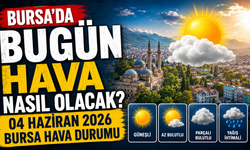 Bursa’da Bugün Hava Nasıl Olacak? 04 Haziran 2026 Bursa Hava Durumu