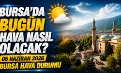 Bursa’da Bugün Hava Nasıl Olacak? 05 Haziran 2026 Bursa Hava Durumu