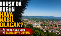 Bursa’da Bugün Hava Nasıl Olacak? 10 Haziran 2026 Bursa Hava Durumu