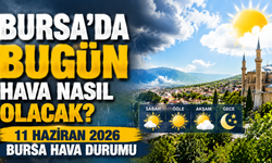 Bursa’da Bugün Hava Nasıl Olacak? 11 Haziran 2026 Bursa Hava Durumu