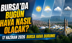 Bursa’da Bugün Hava Nasıl Olacak? 17 Haziran 2026 Bursa Hava Durumu
