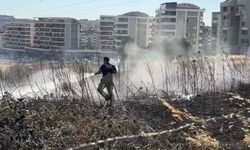 Bursa'da otluk alanda çıkan yangın korkuttu