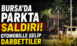 Bursa’da Parkta Saldırı! Otomobille Gelip Darbettiler