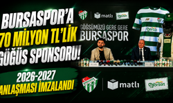 Bursaspor’a 70 Milyon TL’lik Göğüs Sponsoru! 2026-2027 Anlaşması İmzalandı