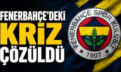 Fenerbahçe'deki kriz çözüldü