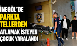 İnegöl’de Parkta Tellerden Atlamak İsteyen Çocuk Yaralandı