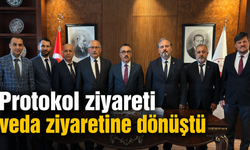 Protokol ziyareti veda ziyaretine dönüştü