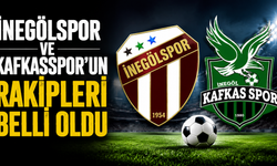 İnegölspor ve Kafkasspor'un Rakipleri Belli Oldu