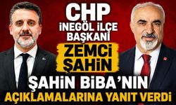 CHP İnegöl İlçe Başkanı Zemci Şahin’den Şahin Biba’nın Açıklamalarına Yanıt