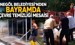 İnegöl Belediyesi’nden Bayramda Çevre Temizliği Mesaisi