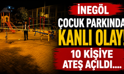 İnegöl Çocuk Parkında Kanlı Olay! 10 Kişiye Ateş Açıldı....